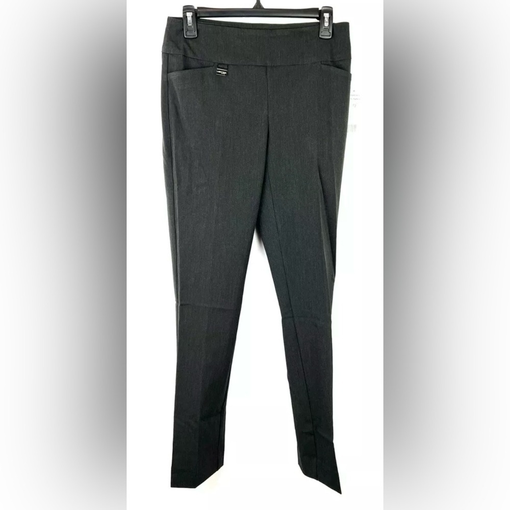 Lisette Women’s Gabby Stretch Gray Slim Fit Dress Pants Size 2